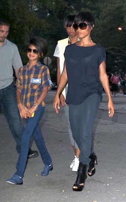 Jada and Willow Smith NYC Strollers