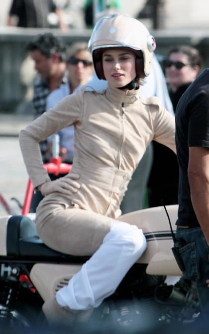 Keira Knightley: Chanel Motorcycle Sexiness