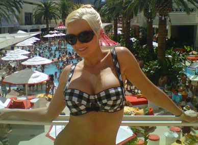 Holly Madison's Sweet Twitter Bikini Pictures