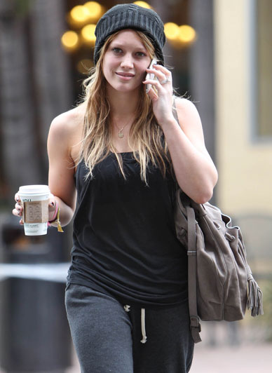 Hilary Duff Slips Into Something A Little More Comfortable