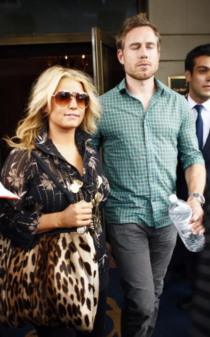 Jessica Simpson and Eric Johnson: Fashion Week Lovers