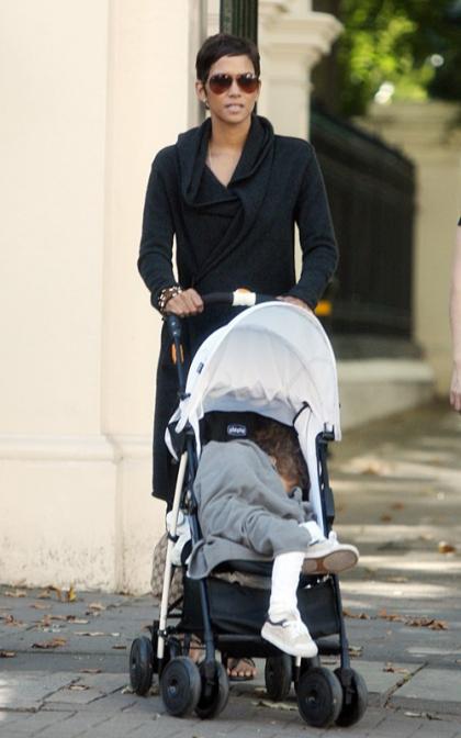 Halle Berry's London Stroll with Nahla
