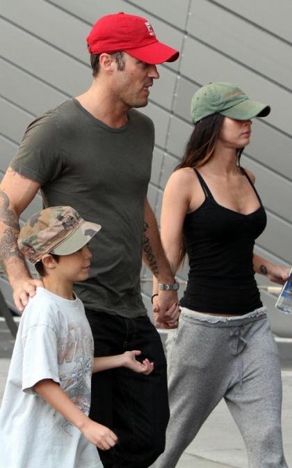 Megan Fox's Museum Date with Brian and Kassius