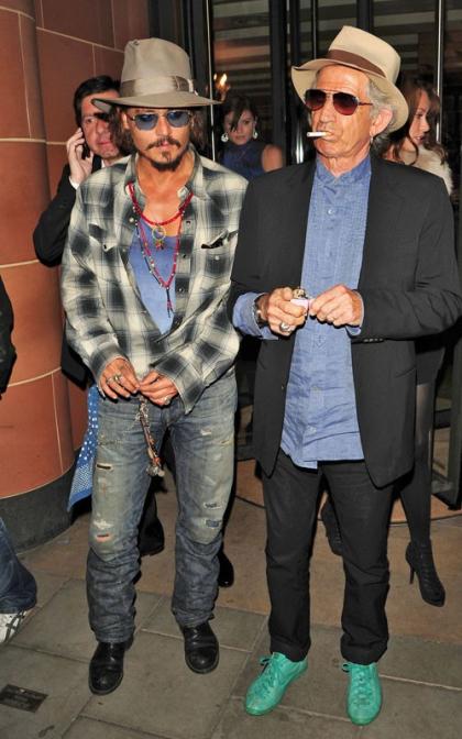Johnny Depp  Keith Richards: London Lads