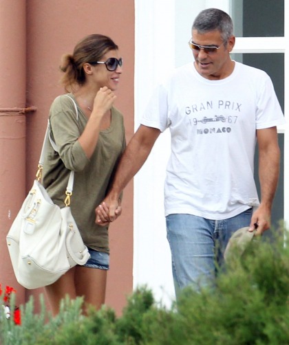 George Clooney  Eli's Sardinia trip turns into a   happy photo op