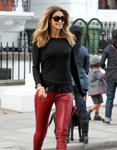 Elle Macpherson In Her Hot Leather Pants