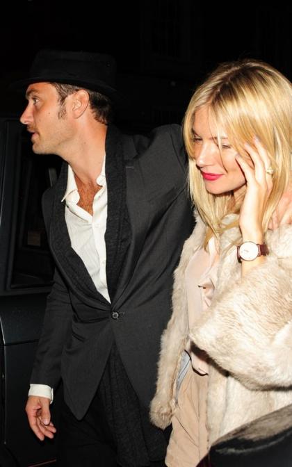 Sienna Miller and Jude Law's C London Dinner Date
