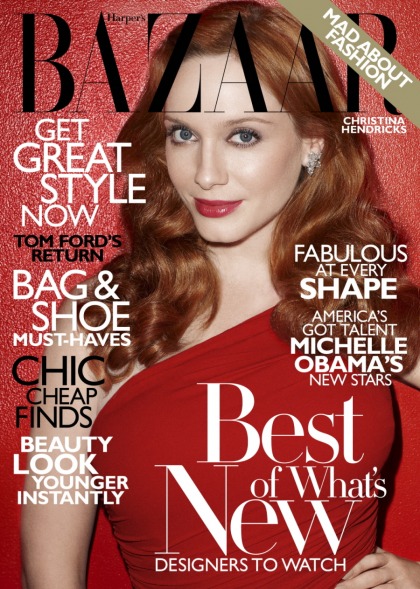 Christina Hendricks in Harper's Bazaar: 'Women &   gay men hit on me'