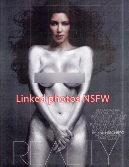 Kim Kardashian naked in W Magazine: artistic or about the same as Playboy?