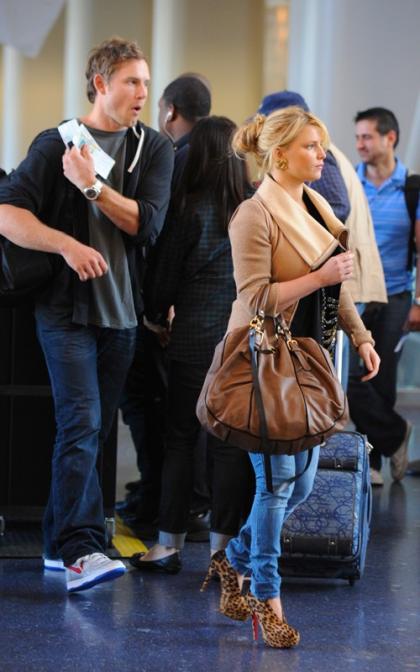 Jessica Simpson and Eric Johnson: LAX Lovers
