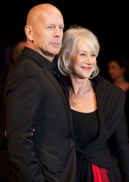 Helen Mirren & Bruce Willis look adorable together at UK premiere of 'Red'