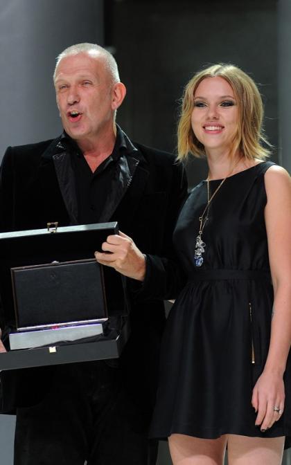 Scarlett Johansson Hits the Mango Fashion Awards