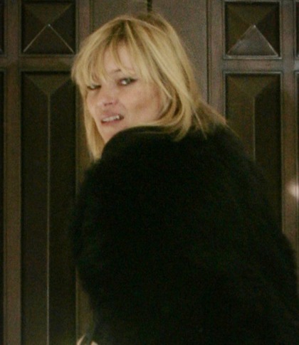 Kate Moss's new flat-ironed bangs/fringe: cute or tragic'