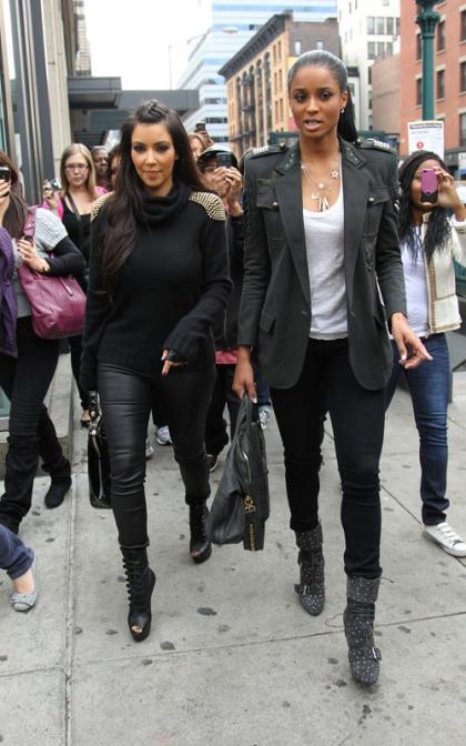 Kim Kardashian and Ciara: Lunching in NYC