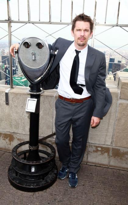 Ethan Hawke Lights Up the Empire State Building