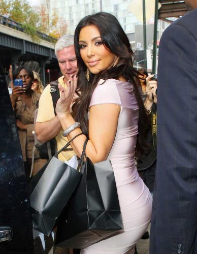 Kim Kardashian's Big Booty Hits The Town