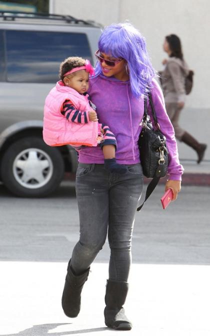 Christina Milian and Violet: Halloween Shopping Sweeties