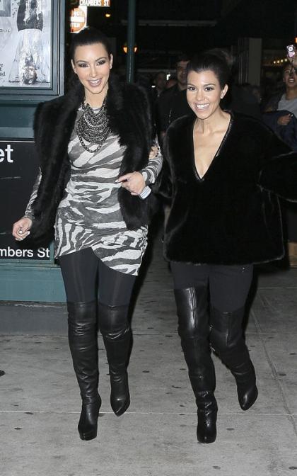 Kim and Kourtney Kardashian Send Their Birthday Love