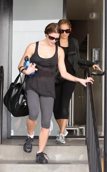 Ashley Greene and Nicole Richie: Workout Buddies