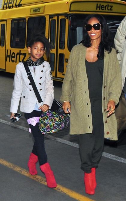 Willow and Jada Smith's Stylish Departure