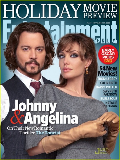 Angelina Jolie & Johnny Depp cover Entertainment Weekly