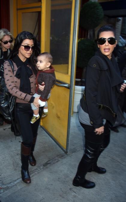 Kim and Kourtney Kardashian's Weekend Fun with Mason