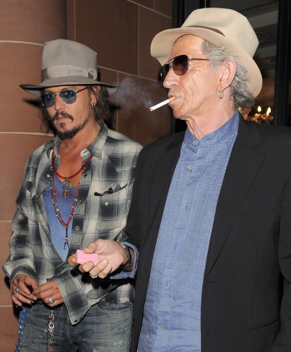 Johnny Depp's good looks ruined by constant partying with Keith Richards