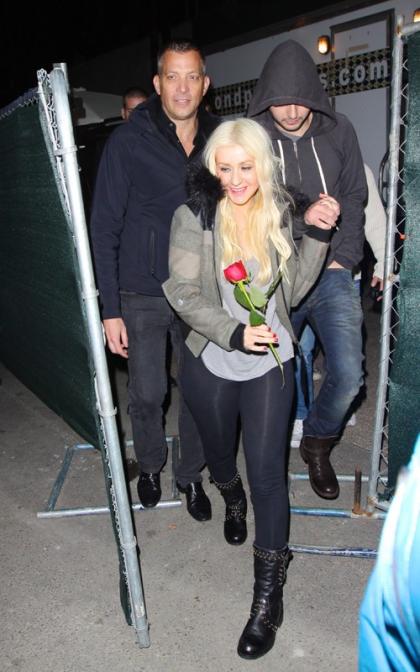 Christina Aguilera and Matthe Rutler's Holiday Date Night
