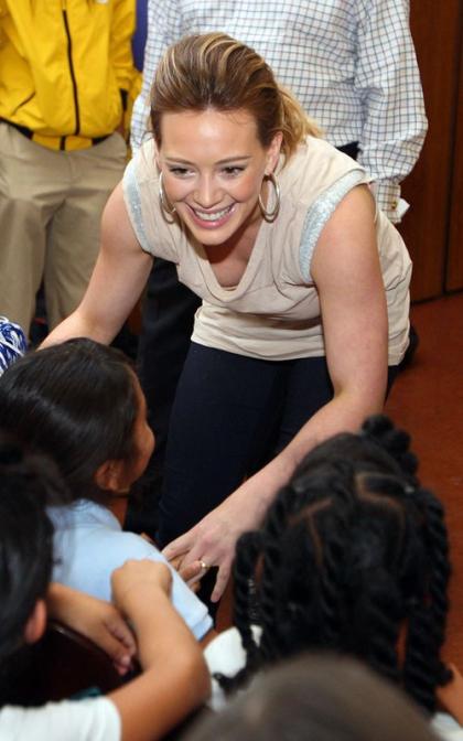 Hilary Duff Spreads Blessings in South Central LA