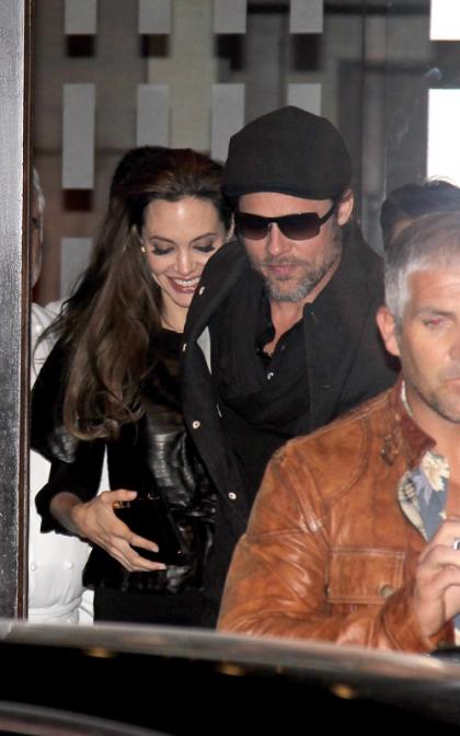 Brad Pitt & Angelina Jolie's Guy Savoy Date Night