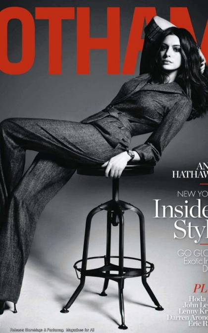  Anne Hathaway: Gotham Cover Girl