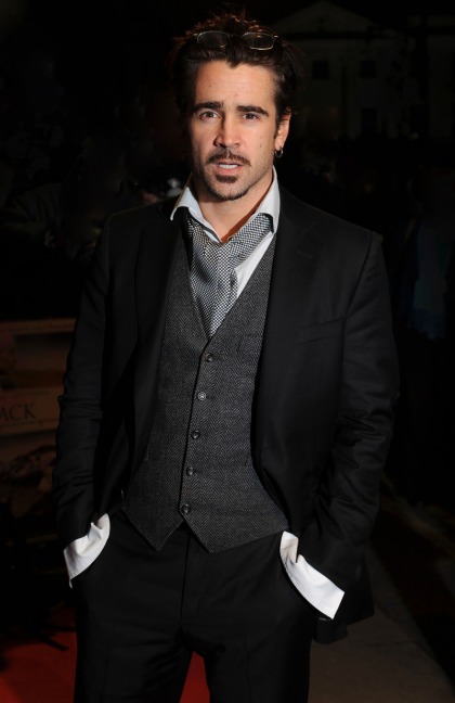 Colin Farrell in an ascot: dashingly sexy or much too fancy?
