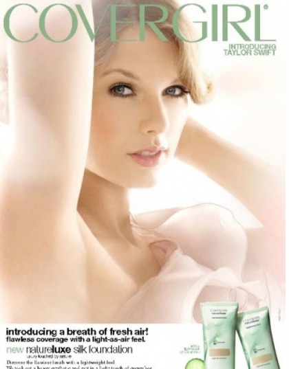 Taylor Swift's First Covergirl Ad Debuts