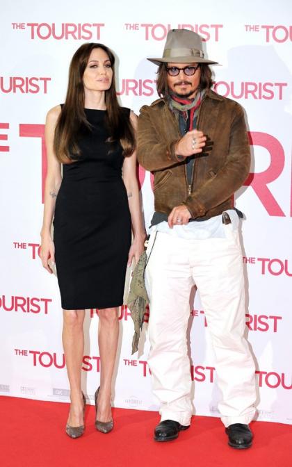 Angelina Jolie & Johnny Depp: Berlin Tourists