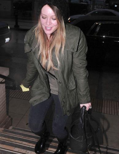 Hilary Duff Is Wearing Way Too Much Clothing