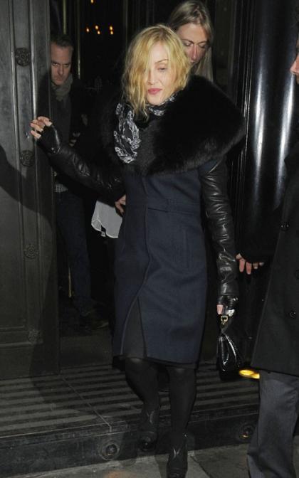 Madonna's Dinner Date Night in London