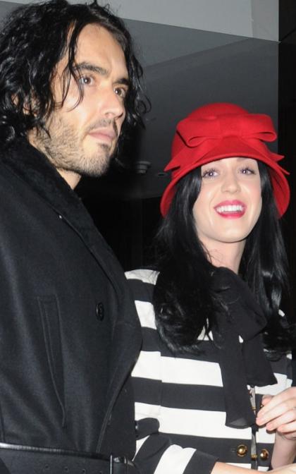 Katy Perry & Russell Brand Check Out Le Cirque