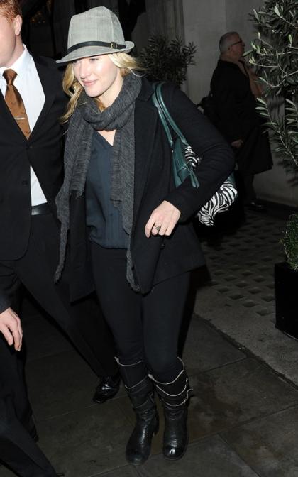 Kate Winslet: Dining Out in London