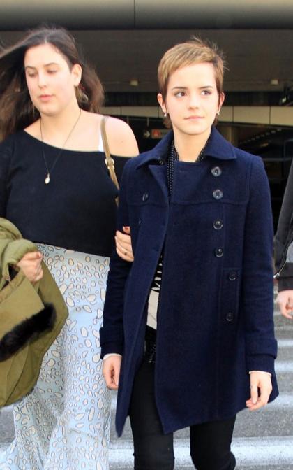 Emma Watson Hits the States for NYE