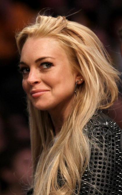 Lindsay Lohan's Lakers Night Out
