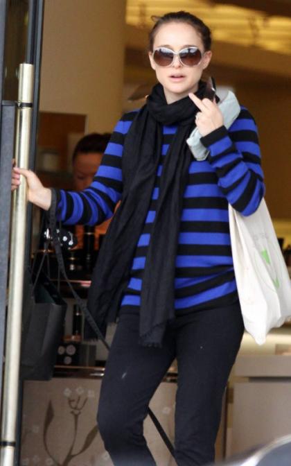Natalie Portman's Barneys Shopping Excursion