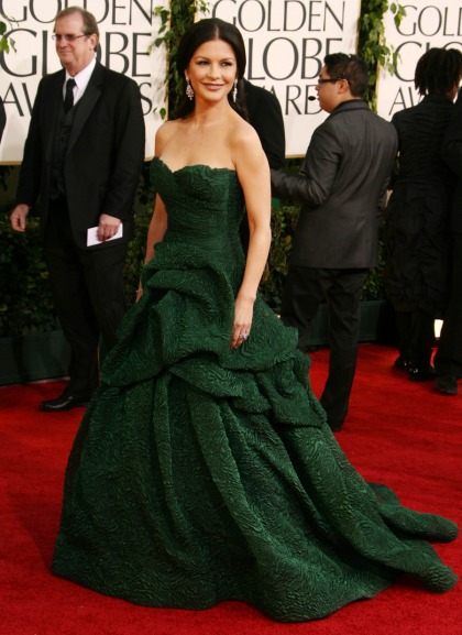 Globes fashion: Catherine Zeta-Jones and the 'bitches in green' trend