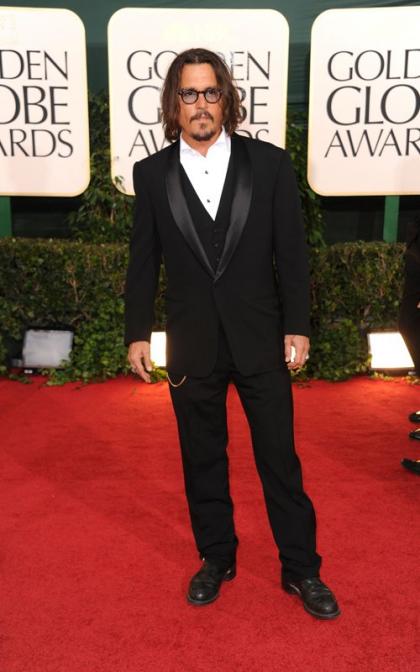 Johnny Depp: 2011 Golden Globe Awards