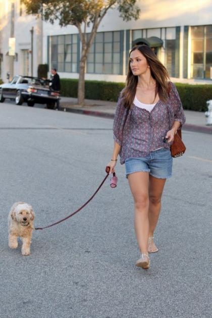 Minka Kelly: Out for a Stroll