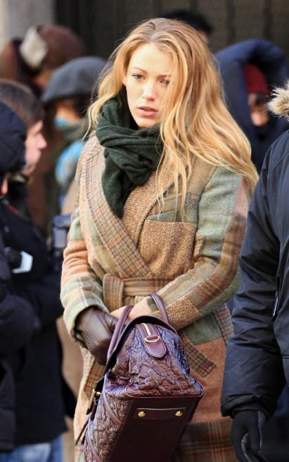 Blake Lively Braves the Bitter NYC Winter Weather