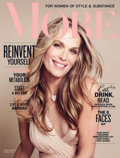 Molly Sims Covers More Magazine
