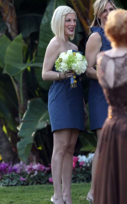 Tori Spelling: Beautiful Bridesmaid