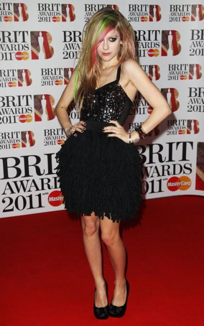 Avril Lavigne: 2011 BRIT Awards