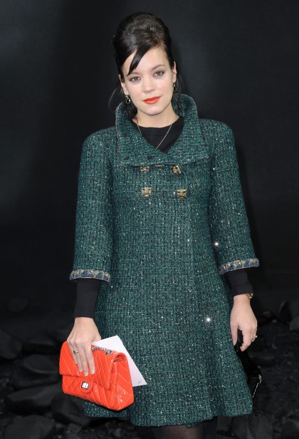 Lily Allen in green Chanel: gorgeous or tragic?