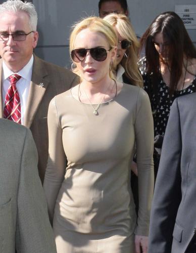 Lindsay Lohan's Breasts Went Back To Court